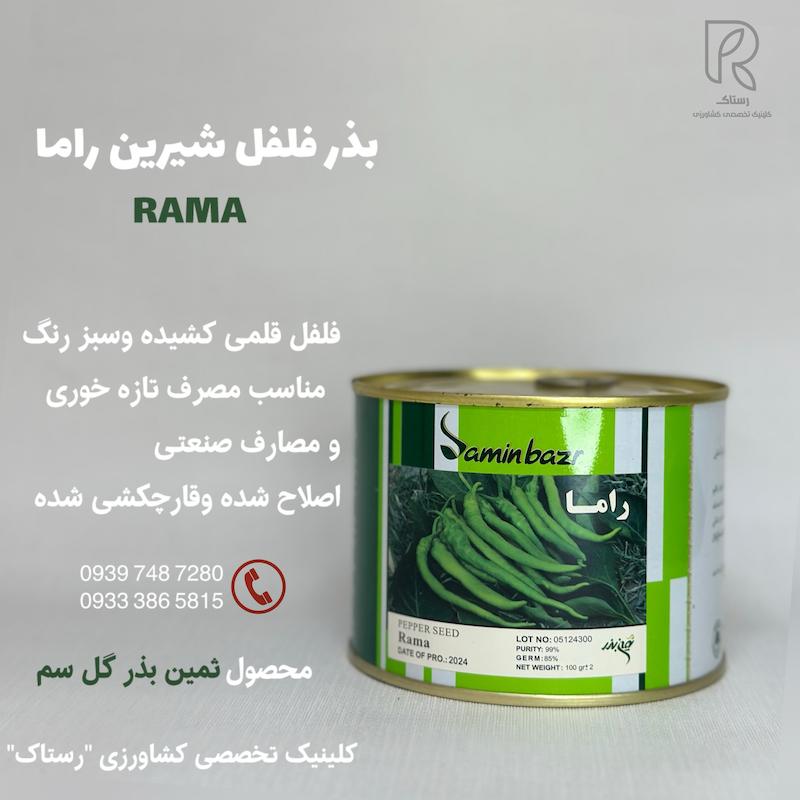 بذر فلفل شیرین راما گل سم
