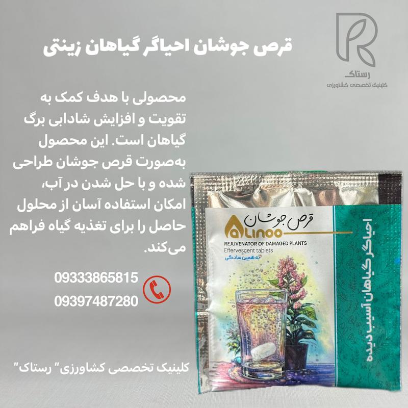 قرص جوشان احیاگر گیاهان زینتی