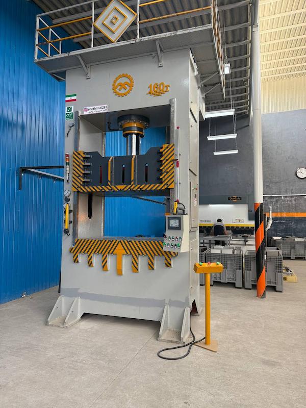 پرس هیدرولیک دروازه‌ای (H-Frame) مدل 160 تن