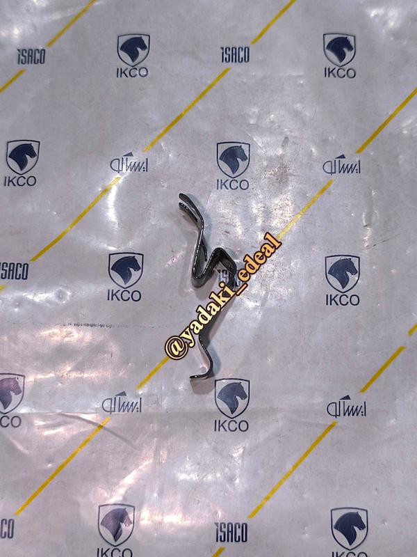 فنر زبانه دستگیره درب محفظه داشبورد پژو407 فنر دستگیره درب جعبه داشبورد پژو407 فابریکی 