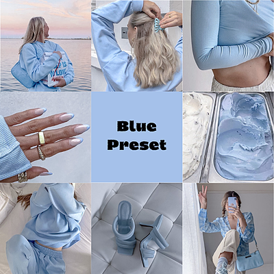 پریست های آبی | Blue Presets