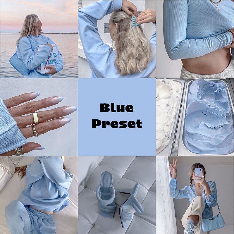 پریست های آبی | Blue Presets