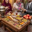 سینی پذیرایی آردوج مدل چوب گردو