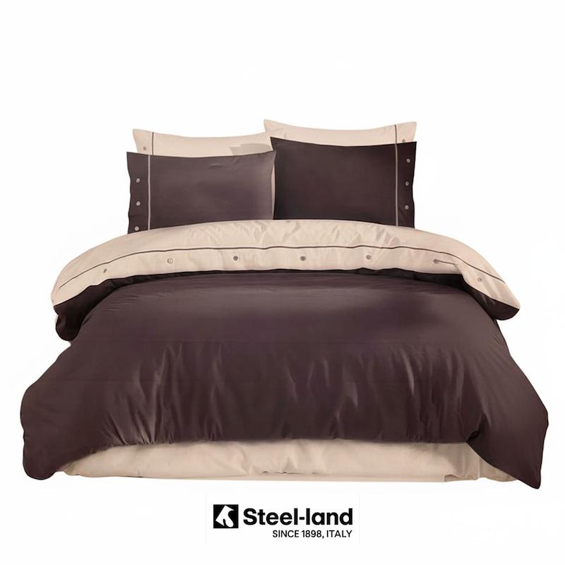 ست روتختی ۶ تکه کتان مدل نواردوزی اِسپِشیال VIA BIANCO