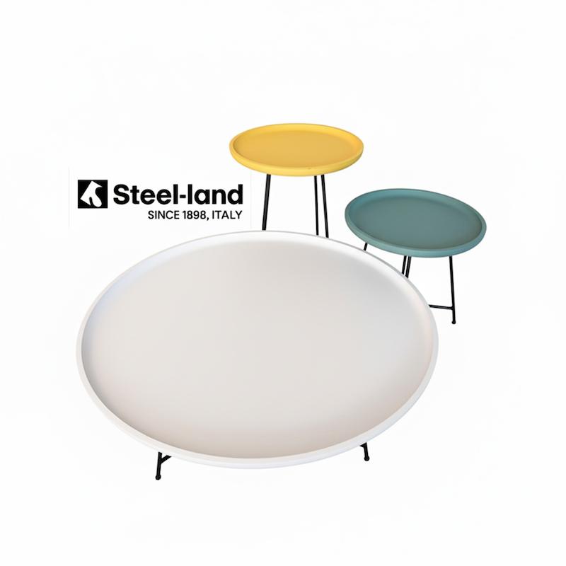 ست میز جلو مبلی و عسلی ۳ تکه مدرن Steel-land