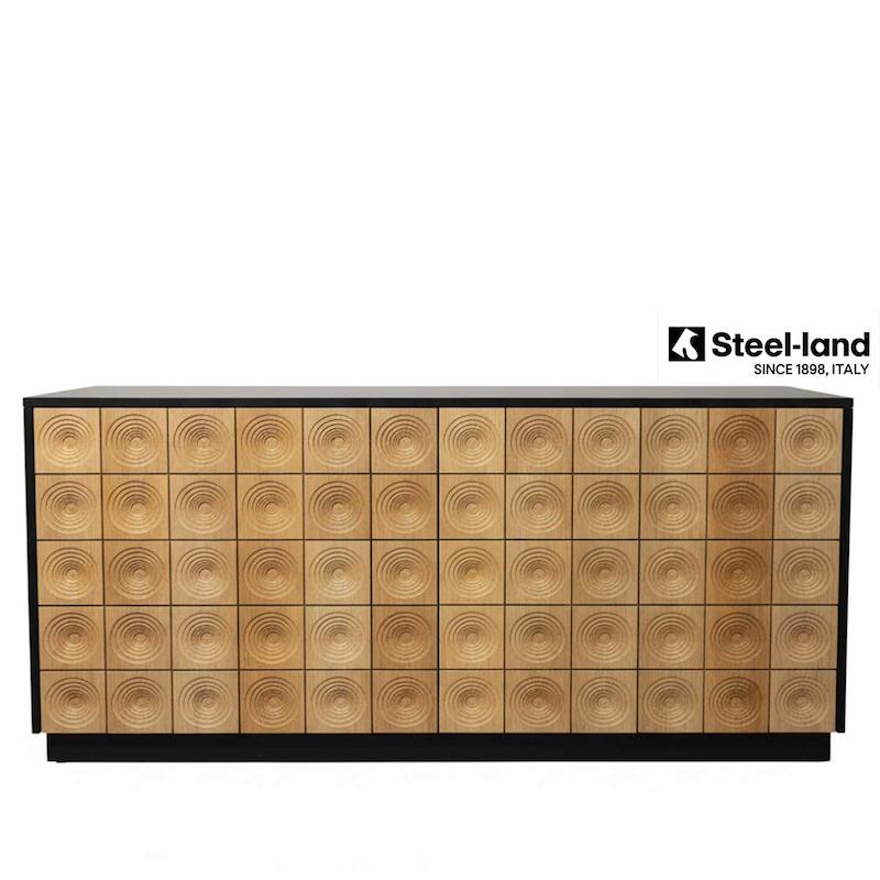 میز کنسول چوبی روستیک هندی مدل Mandala