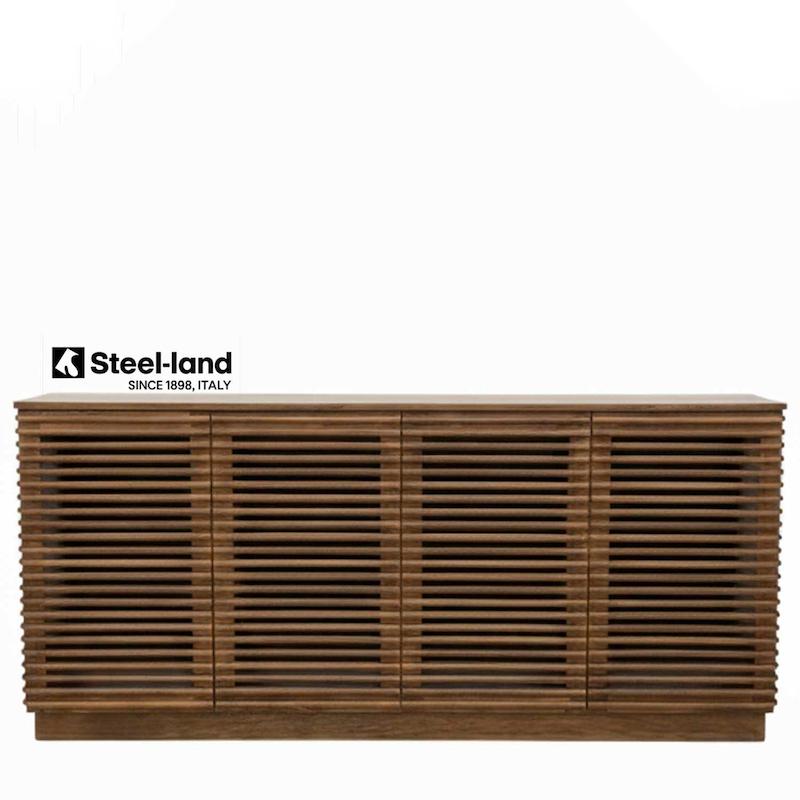  میز کنسول چوبی مدرن هندی مدل Louver