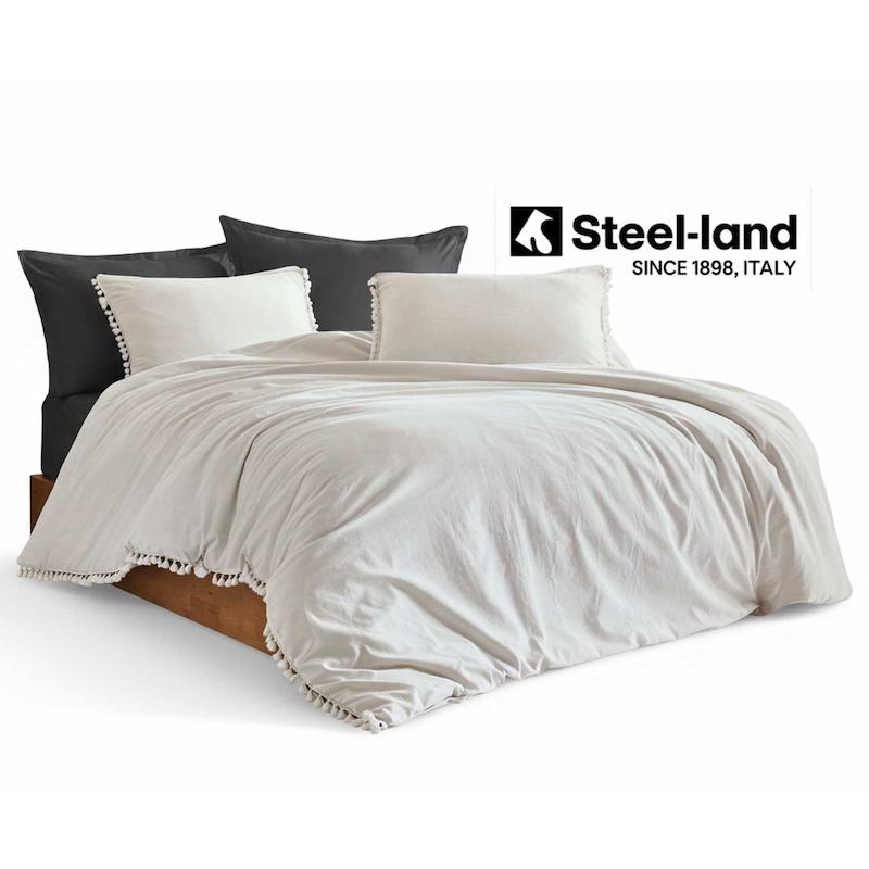 ست روتختی وارداتی نخ پنبه VIA BIANCO  مدل WL02-1015