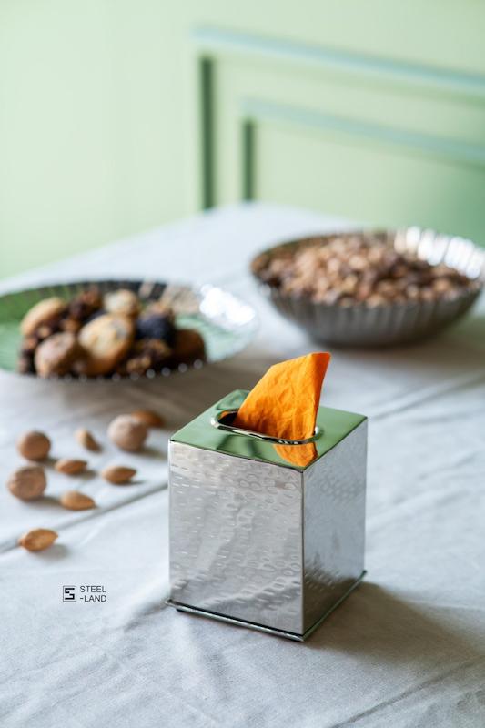 جای دستمال مکعب نگین(TDH-157)