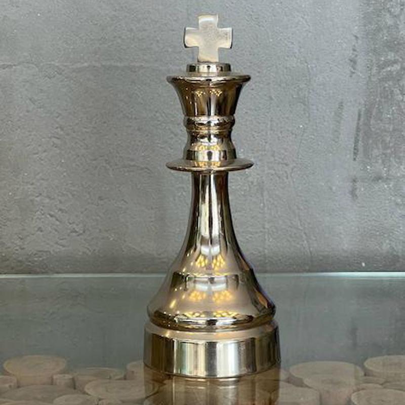 اکسسوری دکوری رومیزی مهره شطرنج تمام استیلYS-025
