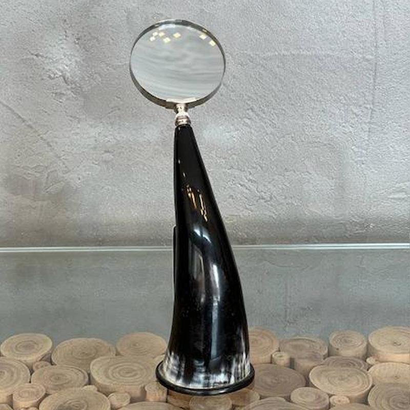 ذره‌بین دکوراتیو رومیزی عاج Steel-Land