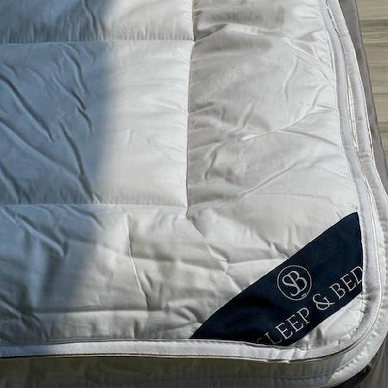 لحاف کتان ساده Sleep & Bed میکروفایبر دونفره سایز ۱۹۵x۲۱۵
