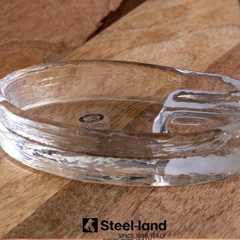 جاسیگاری شیشه ای اووال گلس (Oval Glass)(040)