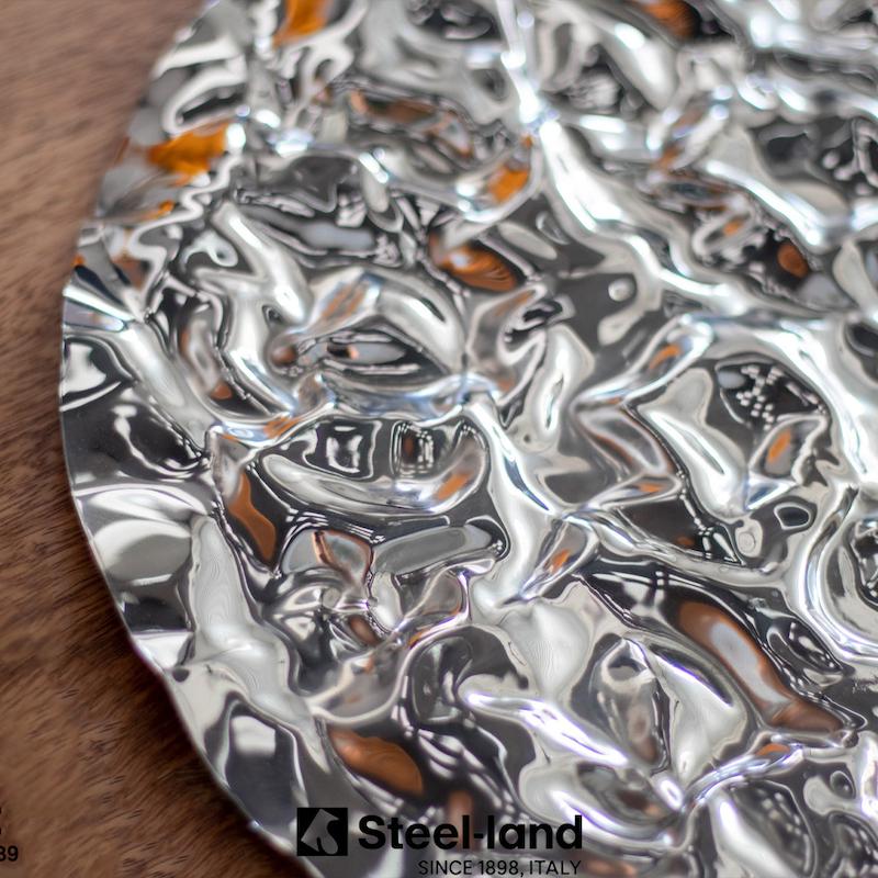 سینی موج نقره‌ای استیل لند(TDH-159)