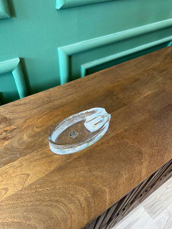 جاسیگاری شیشه ای اووال گلس (Oval Glass)(040)