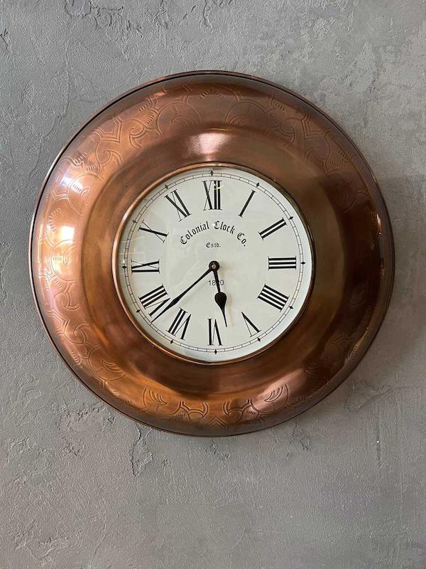 ساعت دیواری کالونیال مسی کوچک(Colonial Copper)(31230-B)
