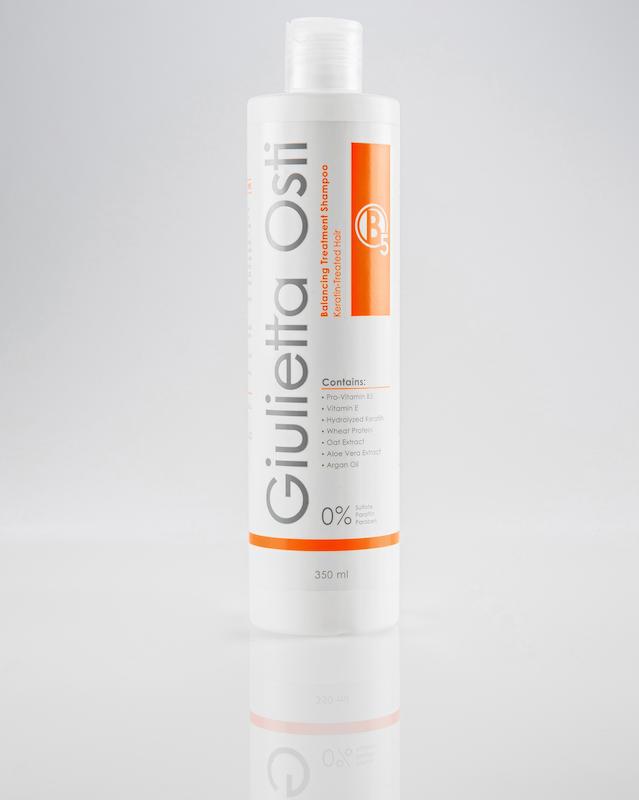  شامپو B5 بدون سولفات مناسب موهای کراتین شده جولیتا اُستی