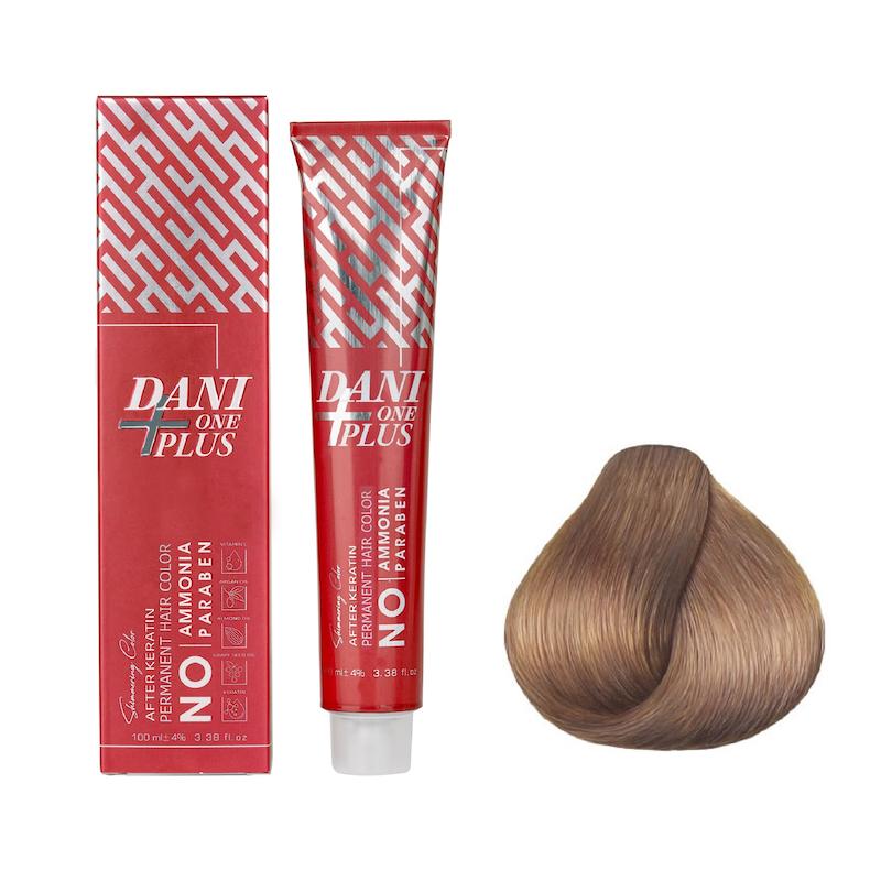 رنگ مو دنی وان مدل پلاس شماره 6.8 حجم 100 میلی لیتر رنگ بلوند خاکستری خیلی روشن