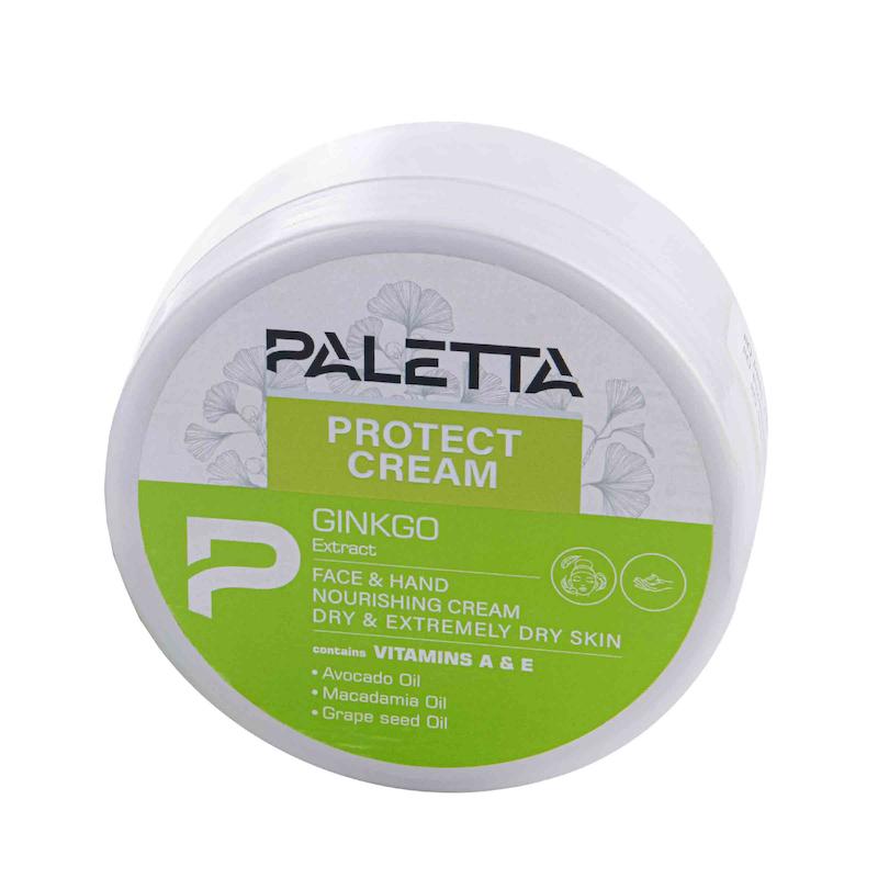 کرم مرطوب کننده دست و صورت پالتا مدل Ginkgo  مناسب برای پوست های خشک و خیلی خشک حجم 220 میلی لیتر