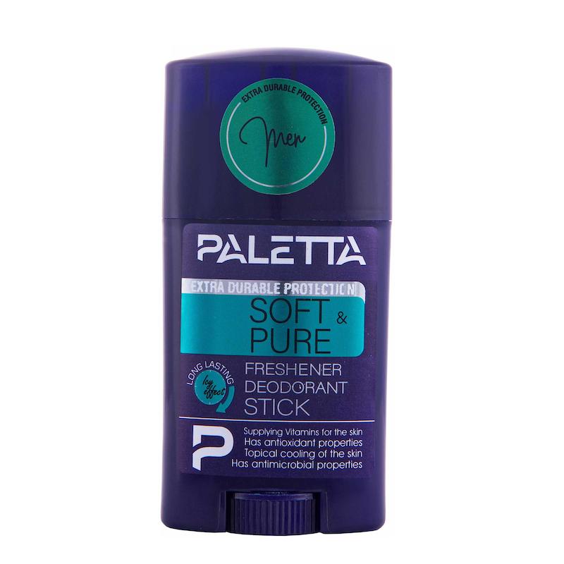 رول صابونی مردانه پالتا مدل SOFT AND PURE وزن 40 گرم