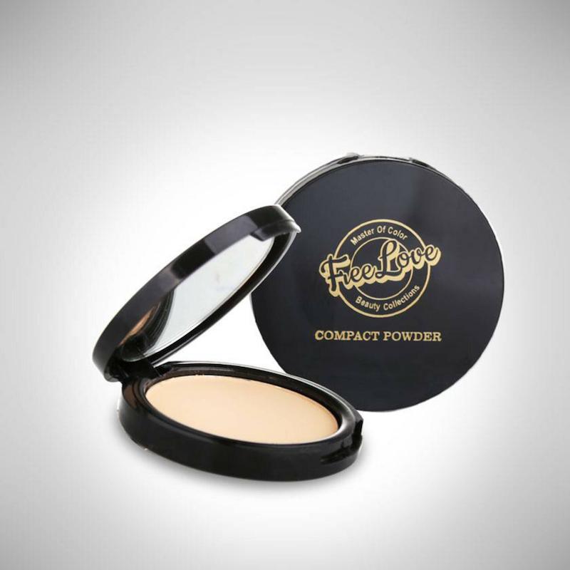 پنکیک ضد آب فری لاو  love Compact powder Waterproof 01