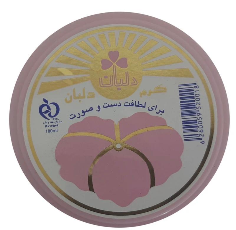 کرم مرطوب کننده دلبان مدل 1 حجم 180 میلی لیتر