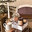 شمع شیشه ای عطری