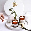 شمع شیشه ای عطری