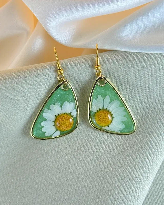 گوشواره گل بابونه (کد112)