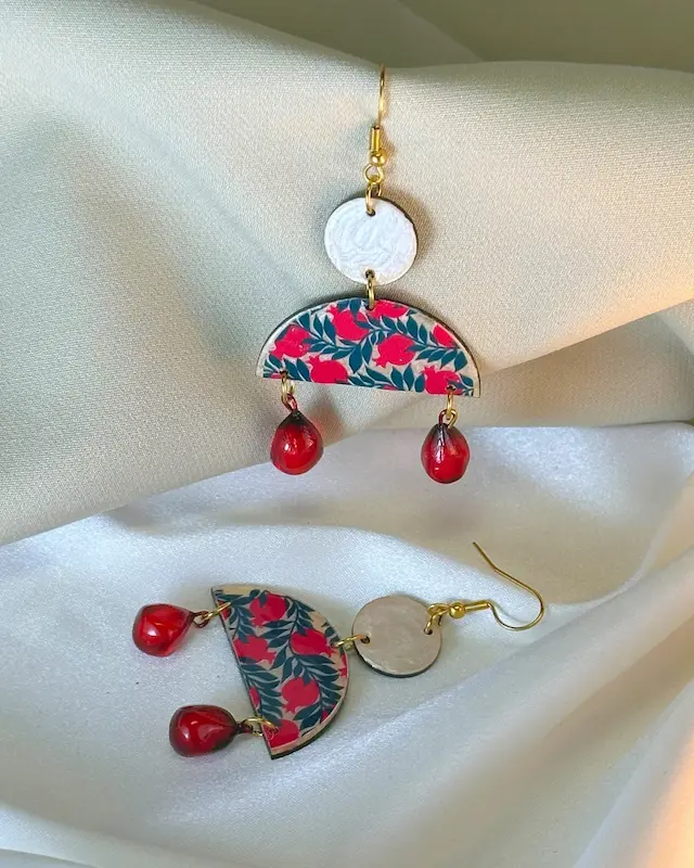 گوشواره انار (کد104)