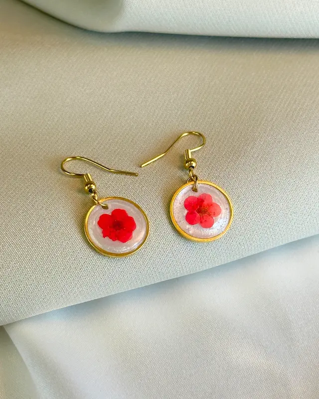 گوشواره گل اسپیره (کد106)