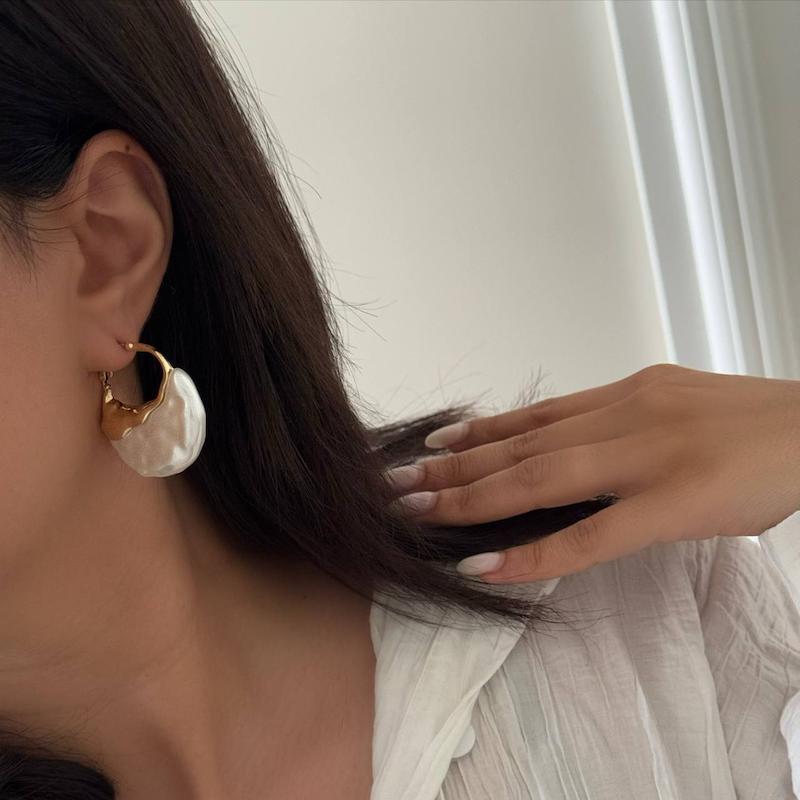 گوشواره باروک هلالی