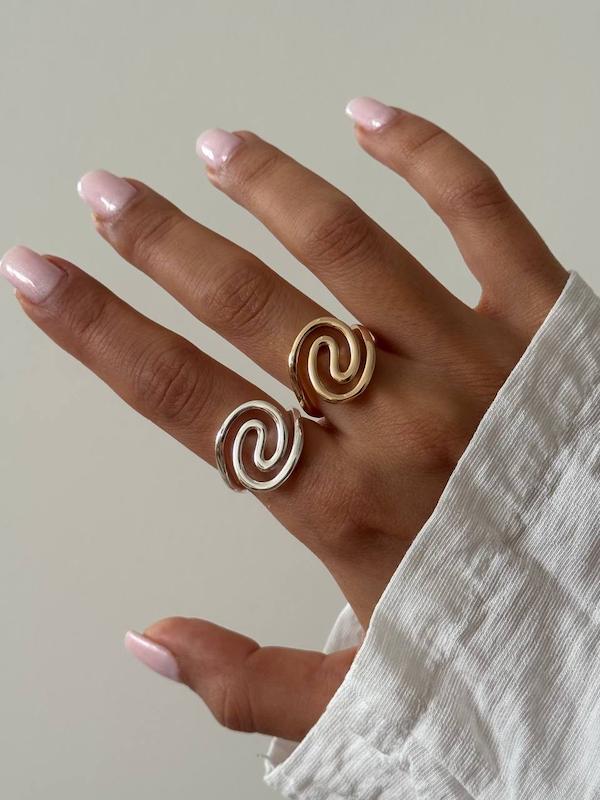 انگشتر موج در هم