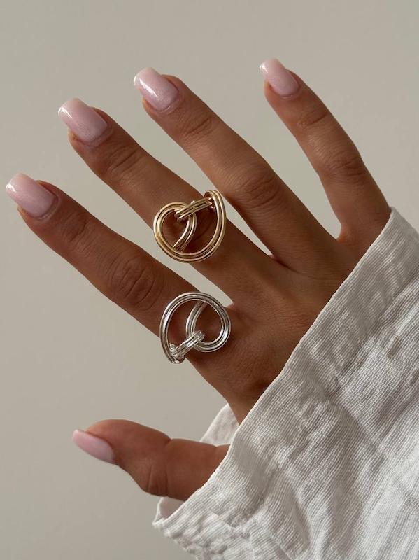 انگشتر دوخط پیچی