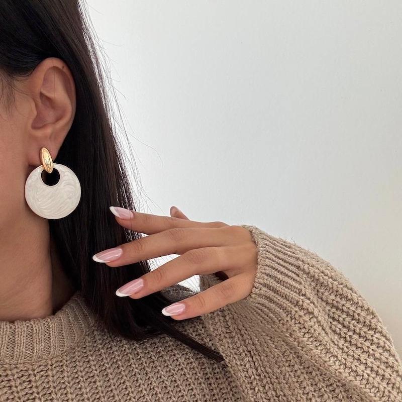 گوشواره میناکاری مینیمال