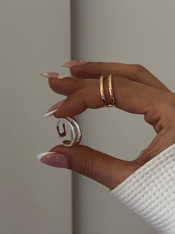 انگشتر دو خط