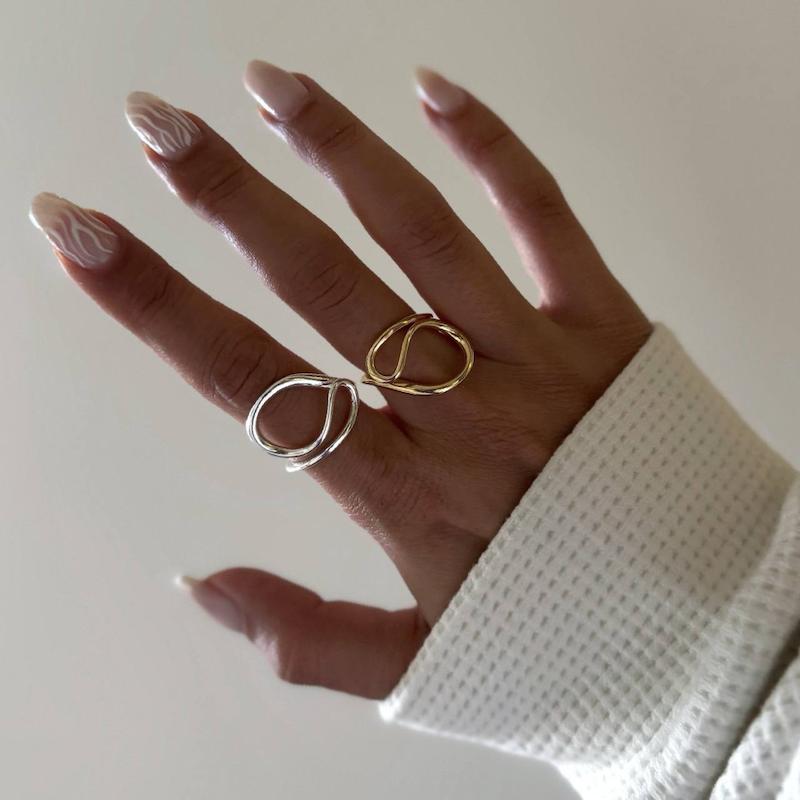 انگشتر لاین منحنی