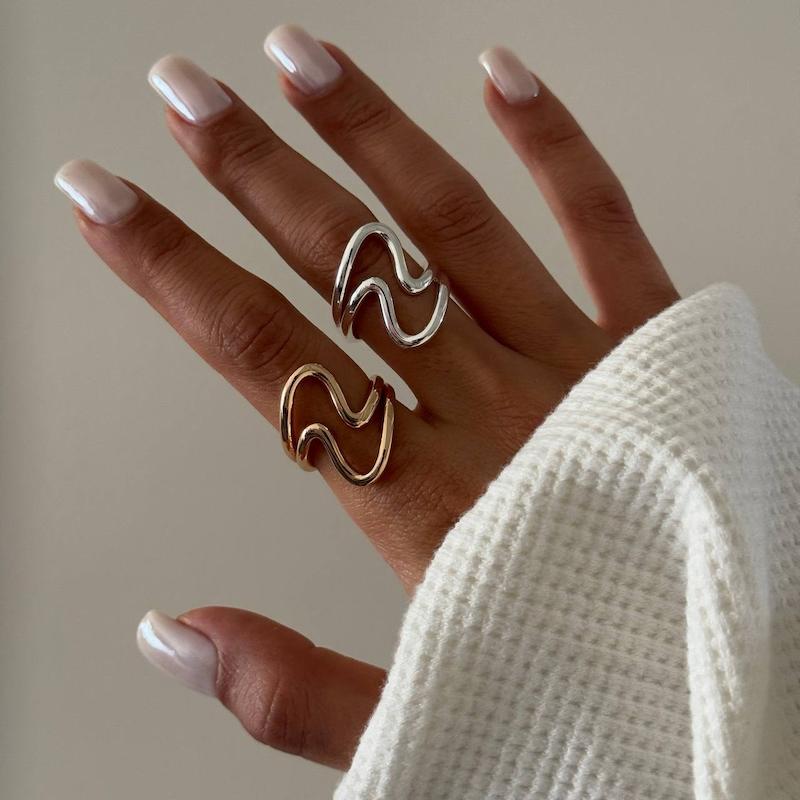 انگشتر هشتی دوبل