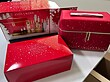 کیف صندوقچه ای قرمز با کیفیت استی لادر esteelauder red bag 