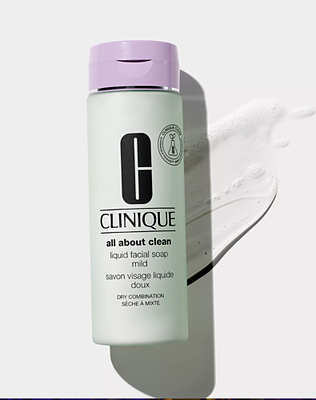 صابون مایع پوست خشک تا خشک‌مختلط کلینیک all about Clinique ALL ABOUT CLEAN FACIAL SOAP MILD CLINIQUE