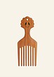 شانه موهای ضخیم یا فر بادی شاپ Body shop Natural Curl Comb