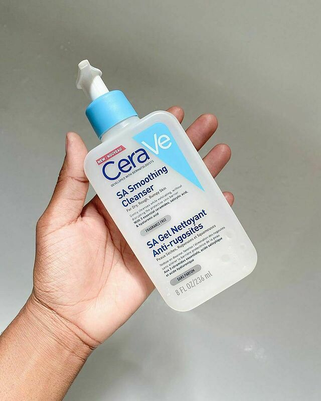 CeraVe SA smoothing cleanser ژل کلینزر سالیسیک اسید سراوی 