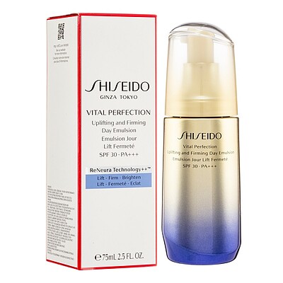 امولسیون روز ضد چروک شیسیدو مدل Vital-Perfection با SPF30  میلShiseido Vital-Perfection Anti-Wrinkle Emulsion SPF30