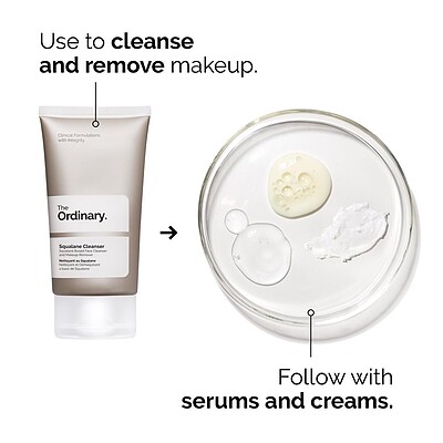 کلینزر ملایم روزانه انواع پوست اوردینری The Ordinary Squalane All-In-One Face Cleanser