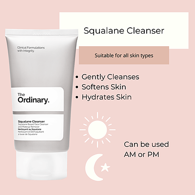 کلینزر ملایم روزانه انواع پوست اوردینری The Ordinary Squalane All-In-One Face Cleanser