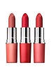 Mac Cosmetics Exclusive. Hail To The Chic! Lipstick Trio (Full Size Ruby Woo, Teddy 2.0 and Stay Curious) رژلب مک 