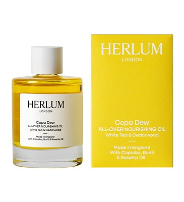 روغن شفا بخش کوپا دیو  برای تمام بدن و صورت و مو Herlum  Copa Dew All-Over Nourishing Oil | 