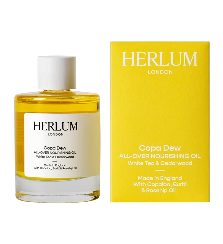 روغن شفا بخش کوپا دیو  برای تمام بدن و صورت و مو Herlum  Copa Dew All-Over Nourishing Oil | 