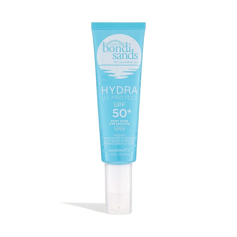 ضد آفتاب ژلی نامرئی و سبک و آبرسان باندی سنز Bondi Sands Hydra UV Protect SPF 50+ Face Gel 50ml