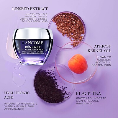 کرم شب چند کاره لیفت کننده و سفت کننده رینرژی لیفت لانکوم Lancome Renergie Lift Multi-Action Night Cream